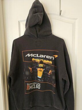 McLaren Formula 1 Team Graphic Pullover Hoodie Men's M | MCL60 Racing Hollister